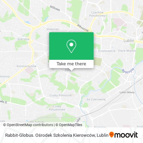 Rabbit-Globus. Ośrodek Szkolenia Kierowców map