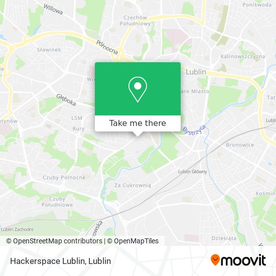 Hackerspace Lublin map