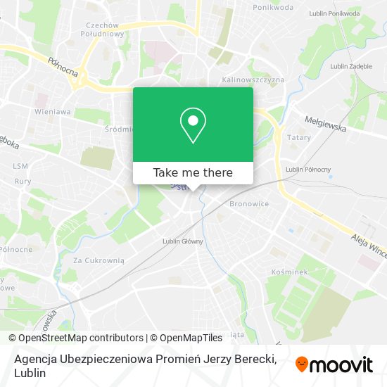 Agencja Ubezpieczeniowa Promień Jerzy Berecki map