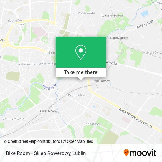 Bike Room - Sklep Rowerowy map
