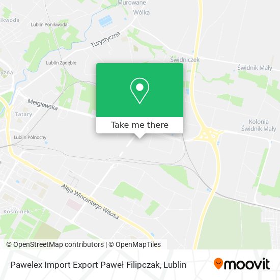 Карта Pawelex Import Export Paweł Filipczak