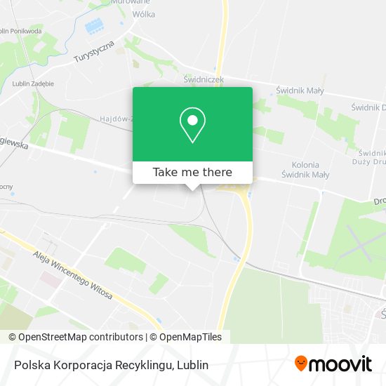 Polska Korporacja Recyklingu map