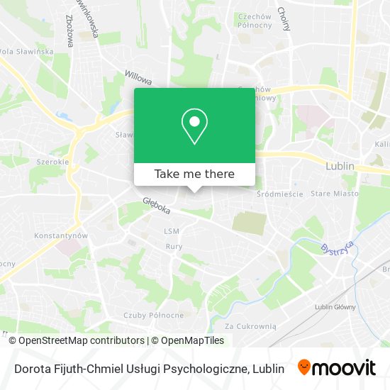 Dorota Fijuth-Chmiel Usługi Psychologiczne map