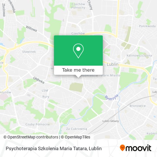 Карта Psychoterapia Szkolenia Maria Tatara