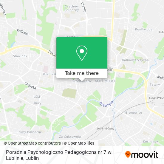 Poradnia Psychologiczno Pedagogiczna nr 7 w Lublinie map