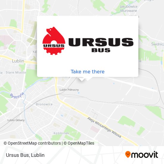 Ursus Bus map