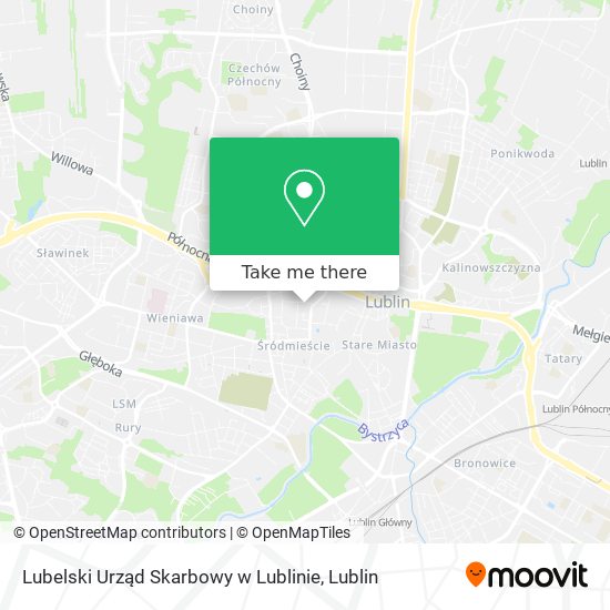 Lubelski Urząd Skarbowy w Lublinie map