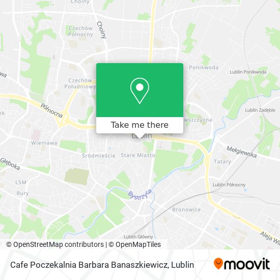 Cafe Poczekalnia Barbara Banaszkiewicz map