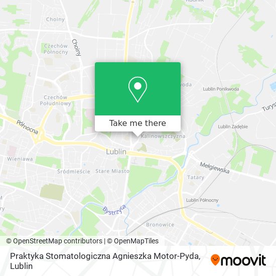 Карта Praktyka Stomatologiczna Agnieszka Motor-Pyda
