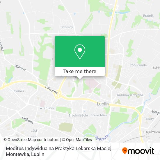 Meditus Indywidualna Praktyka Lekarska Maciej Montewka map
