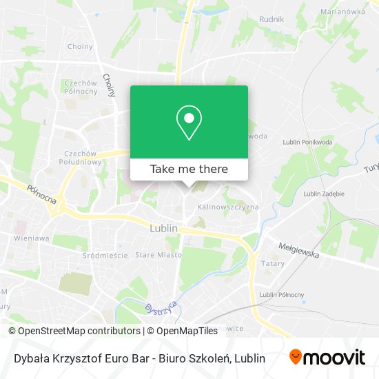 Dybała Krzysztof Euro Bar - Biuro Szkoleń map