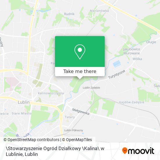 \Stowarzyszenie Ogród Działkowy \Kalina\ w Lublinie map