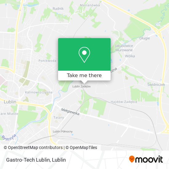 Gastro-Tech Lublin map