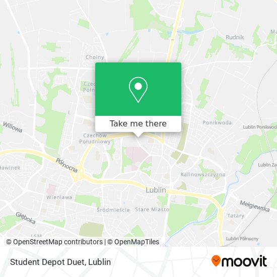 Student Depot Duet map