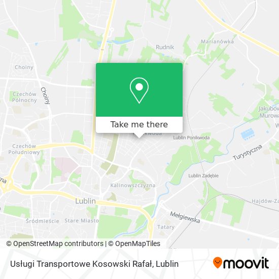 Usługi Transportowe Kosowski Rafał map