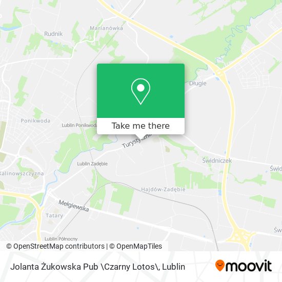 Jolanta Żukowska Pub \Czarny Lotos\ map