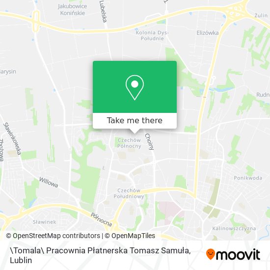 Карта \Tomala\ Pracownia Płatnerska Tomasz Samuła