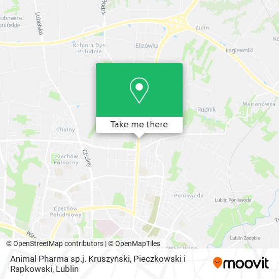 Animal Pharma sp.j. Kruszyński, Pieczkowski i Rapkowski map