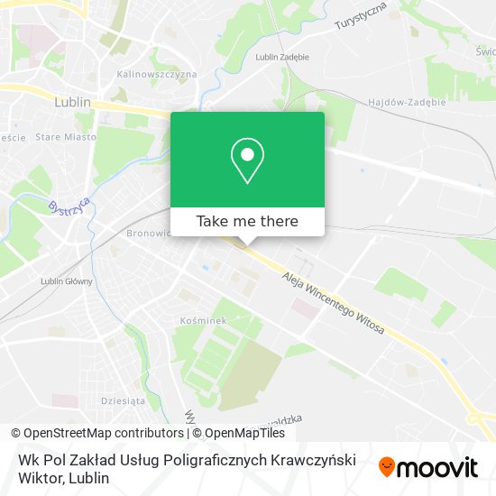 Wk Pol Zakład Usług Poligraficznych Krawczyński Wiktor map