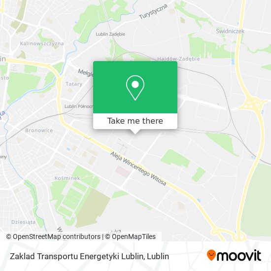 Zaklad Transportu Energetyki Lublin map