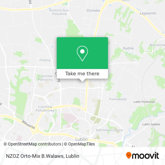 NZOZ Orto-Mix B.Walaws map