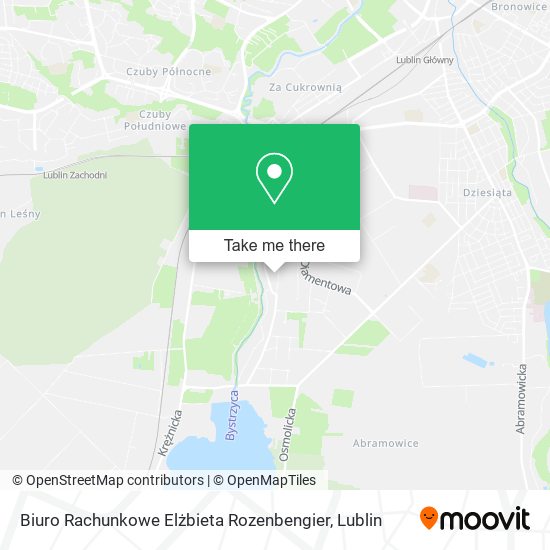 Biuro Rachunkowe Elżbieta Rozenbengier map