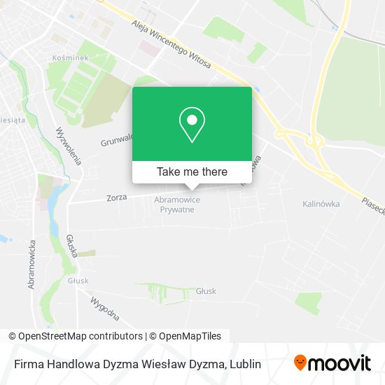 Firma Handlowa Dyzma Wiesław Dyzma map