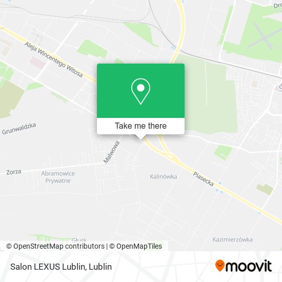 Карта Salon LEXUS Lublin