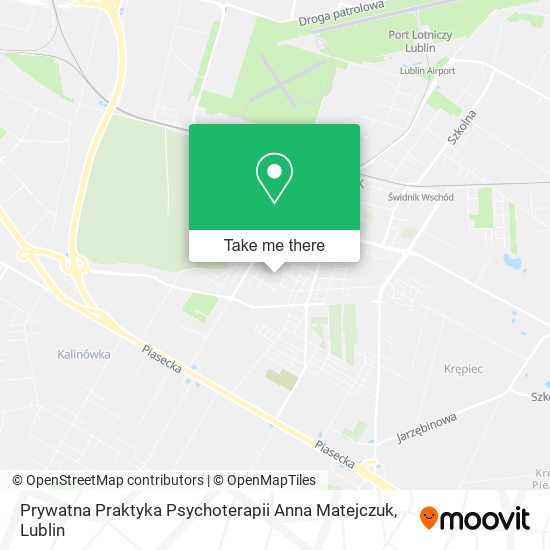 Карта Prywatna Praktyka Psychoterapii Anna Matejczuk
