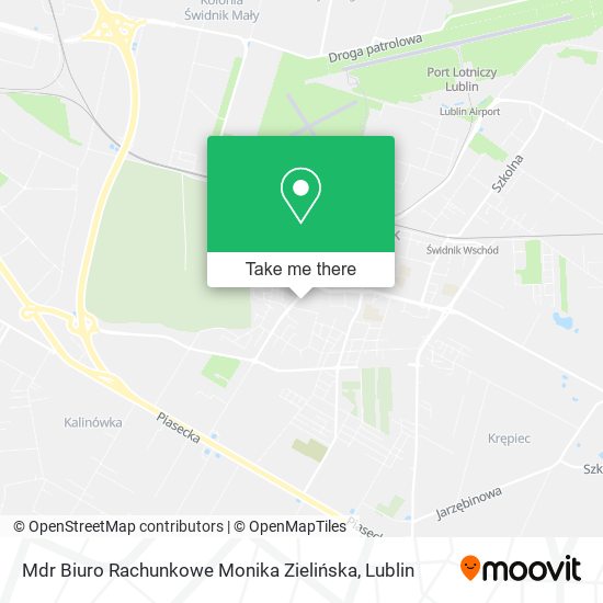 Карта Mdr Biuro Rachunkowe Monika Zielińska