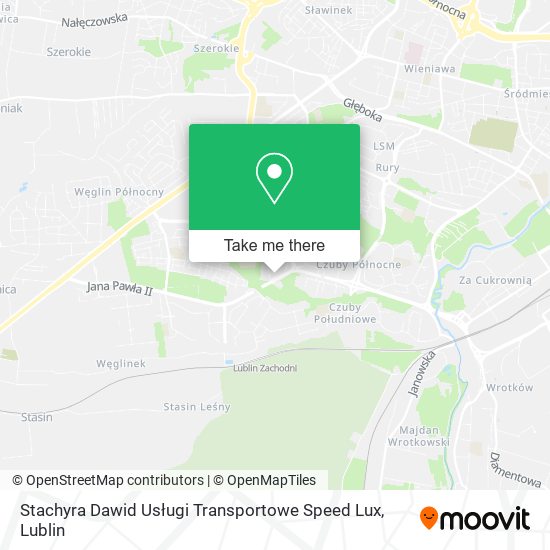 Stachyra Dawid Usługi Transportowe Speed Lux map