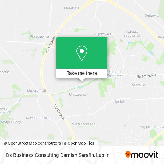Ds Business Consulting Damian Serafin map
