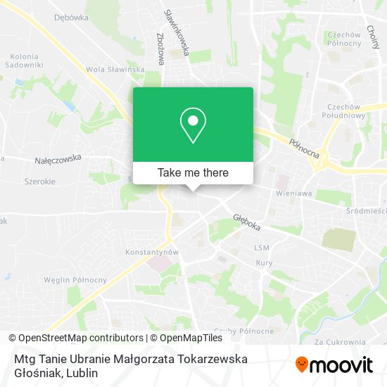 Mtg Tanie Ubranie Małgorzata Tokarzewska Głośniak map