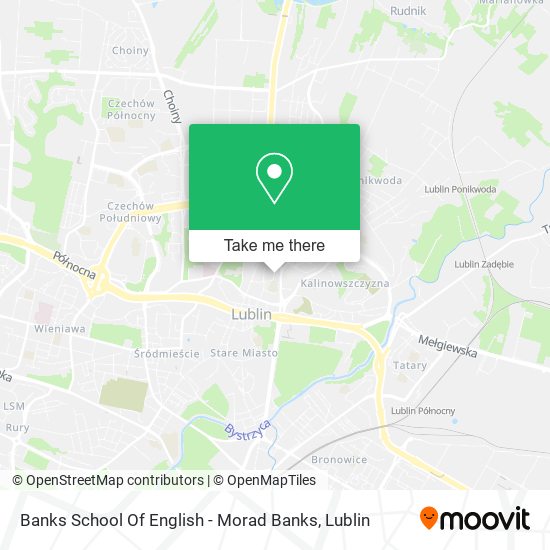 Banks School Of English - Morad Banks map