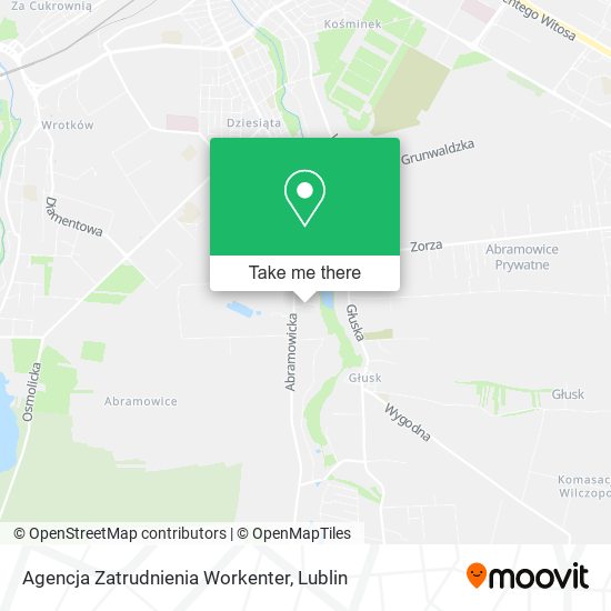 Agencja Zatrudnienia Workenter map