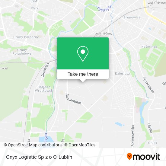 Onyx Logistic Sp z o O map