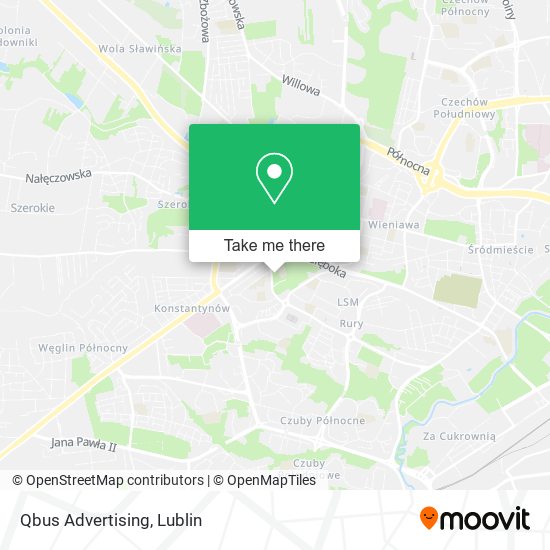 Qbus Advertising map