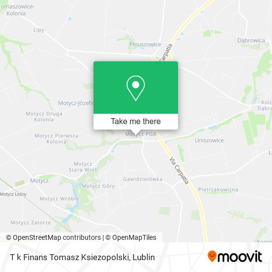 T k Finans Tomasz Ksiezopolski map