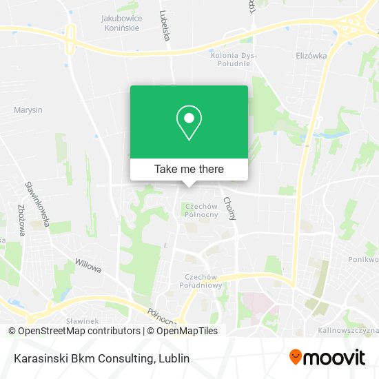 Karasinski Bkm Consulting map