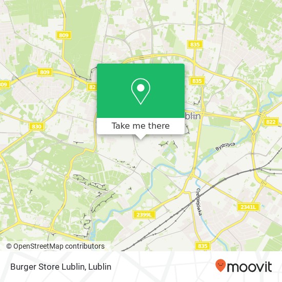 Карта Burger Store Lublin