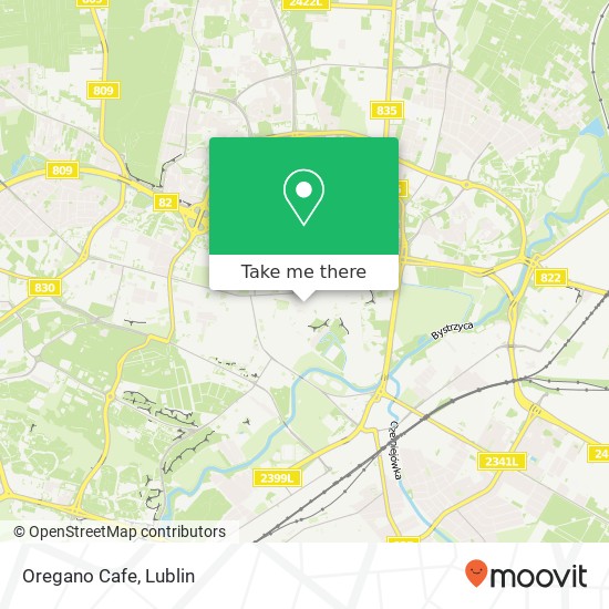 Oregano Cafe map