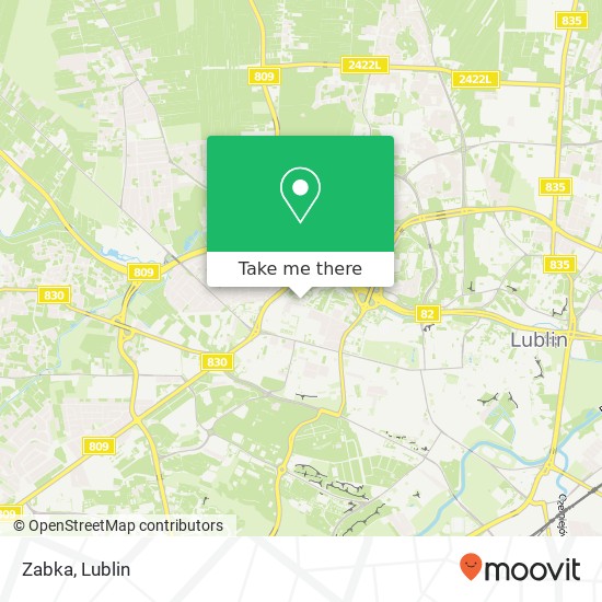 Zabka map
