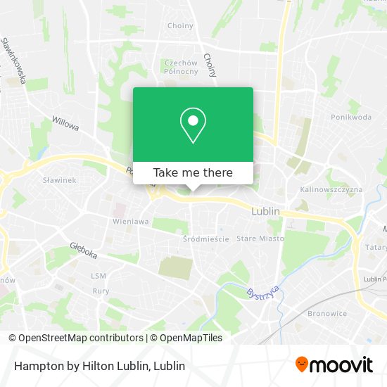 Карта Hampton by Hilton Lublin