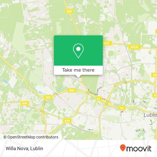 Willa Nova map