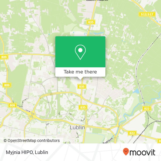 Карта Myjnia HIPO