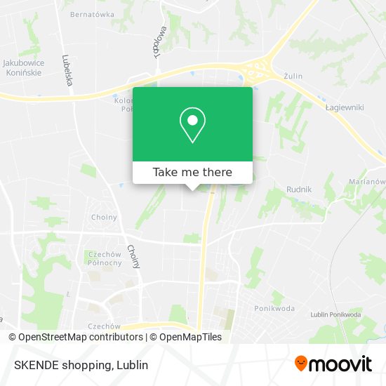 SKENDE shopping map