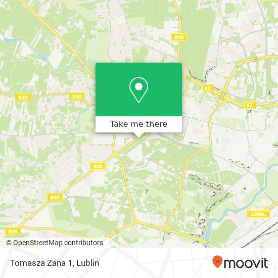 Tomasza Zana 1 map
