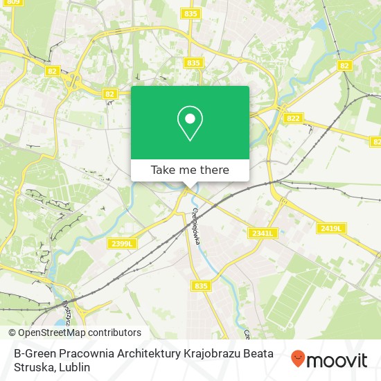 Карта B-Green Pracownia Architektury Krajobrazu Beata Struska