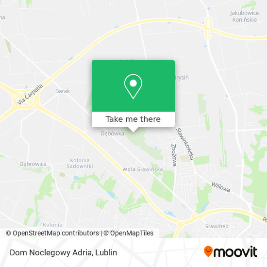 Карта Dom Noclegowy Adria