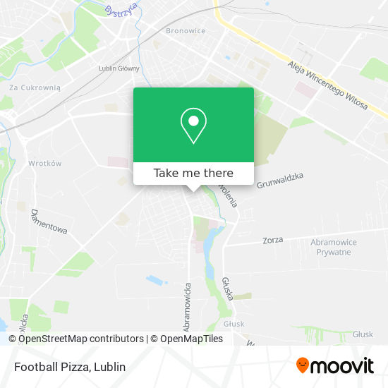 Football Pizza map